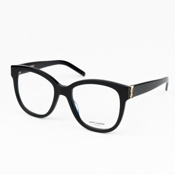 NEW Saint Laurent SLM97 001 Black Square Women Eyeglasses - Picture 5 of 13